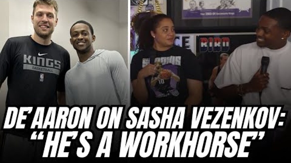 De'Aaron Fox breaks down Sasha Vezenkov's game