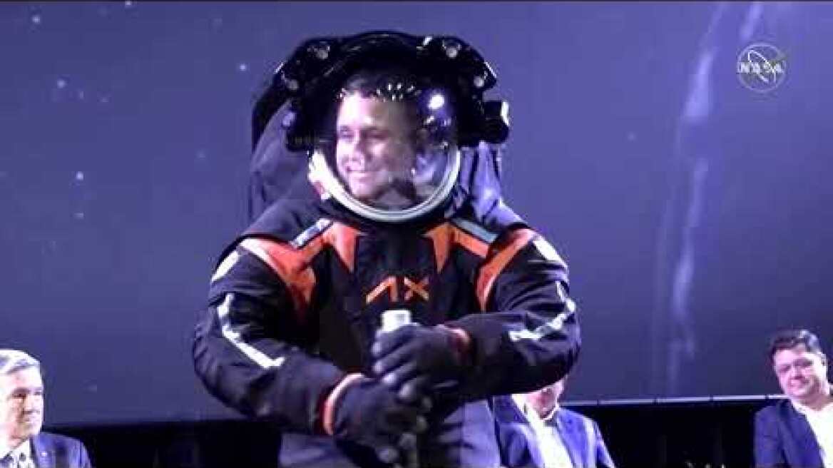NASA unveils spacesuit for Artemis moon mission