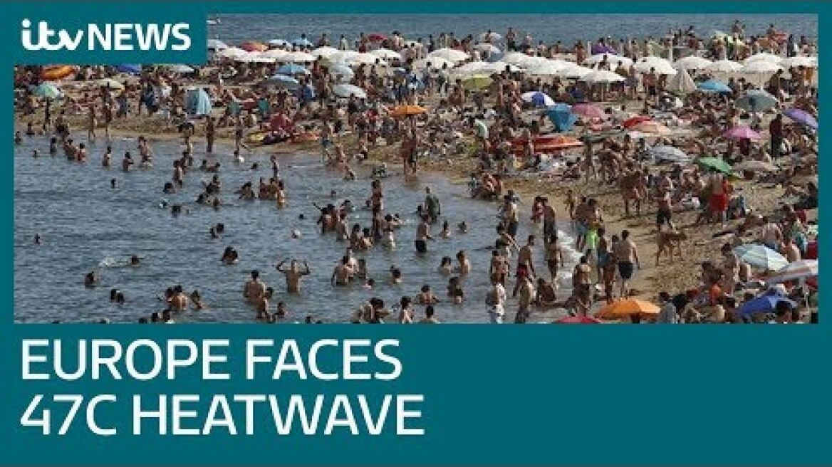 Portugal and Spain face heatwave with temperatures peaking at 47C | ITV News
