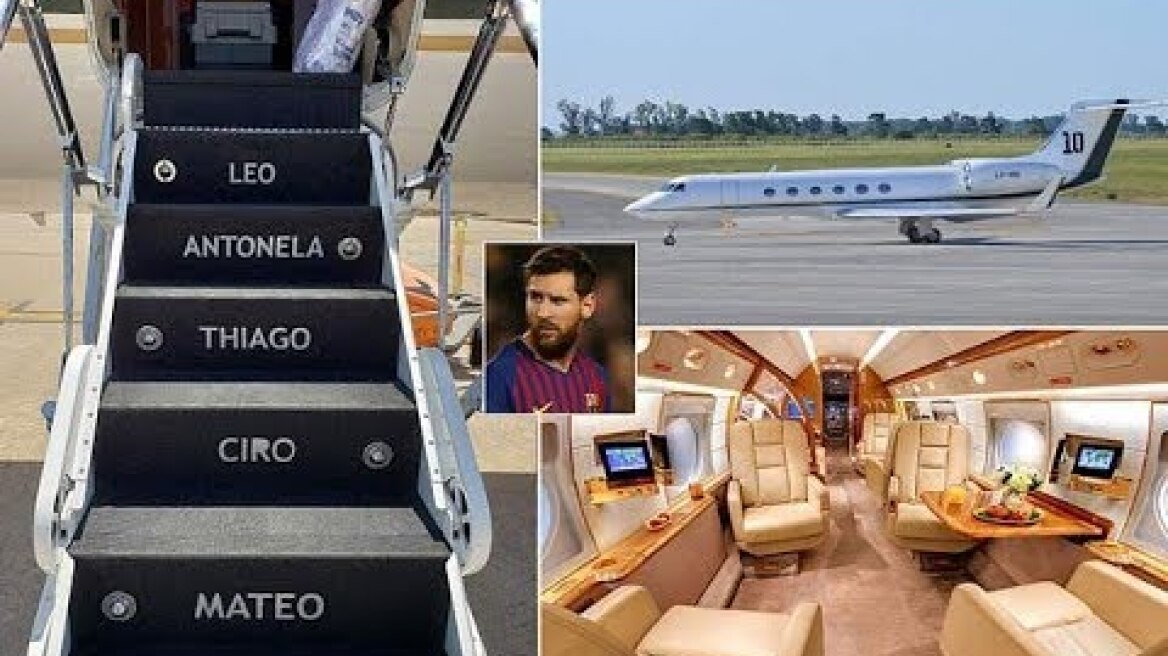 Inside Lionel Messi's staggering new £12m private jet