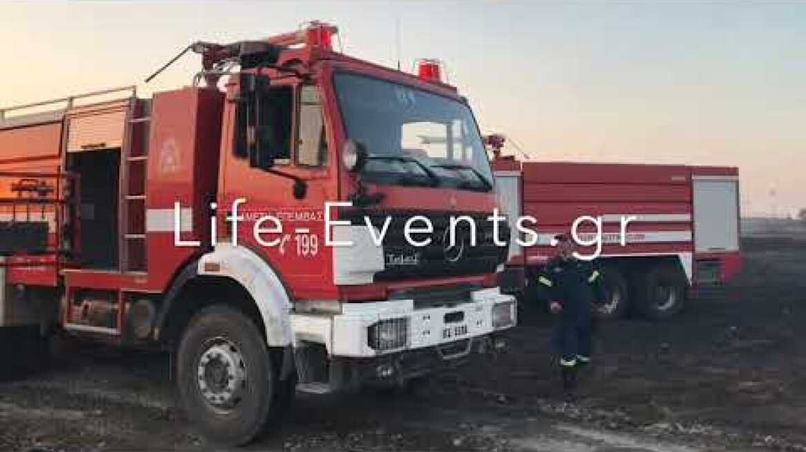 Φωτιά στη ΒΙΠΕ Θεσσαλονίκης - Ενας νεκρός πυροσβέστης