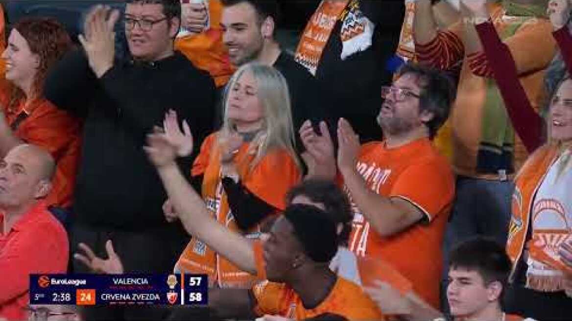 Βαλένθια - Ερυθρός Αστέρας: 76-73 (MD 12, 21/11/2025)