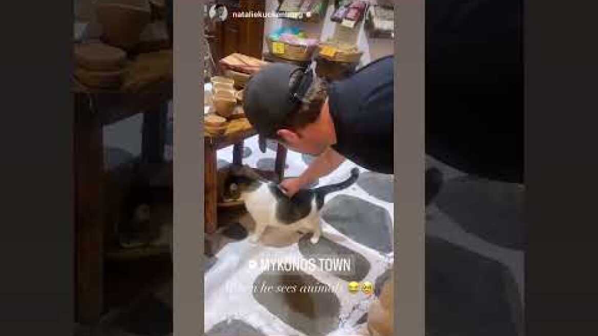 Ο Πολ Γουέσλι στη Μύκονο