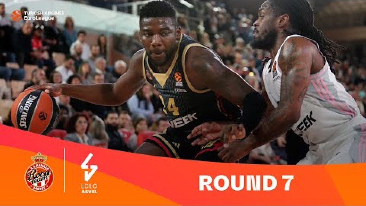 AS Monaco-LDLC ASVEL Villeurbanne | Round 7 Highlights | 2023-24 Turkish Airlines EuroLeague