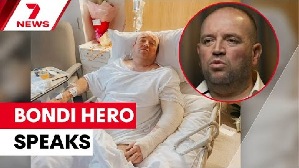 Bondi hero Ahmed al Ahmed speaks in first TV interview since deadly terror attack | 7NEWS