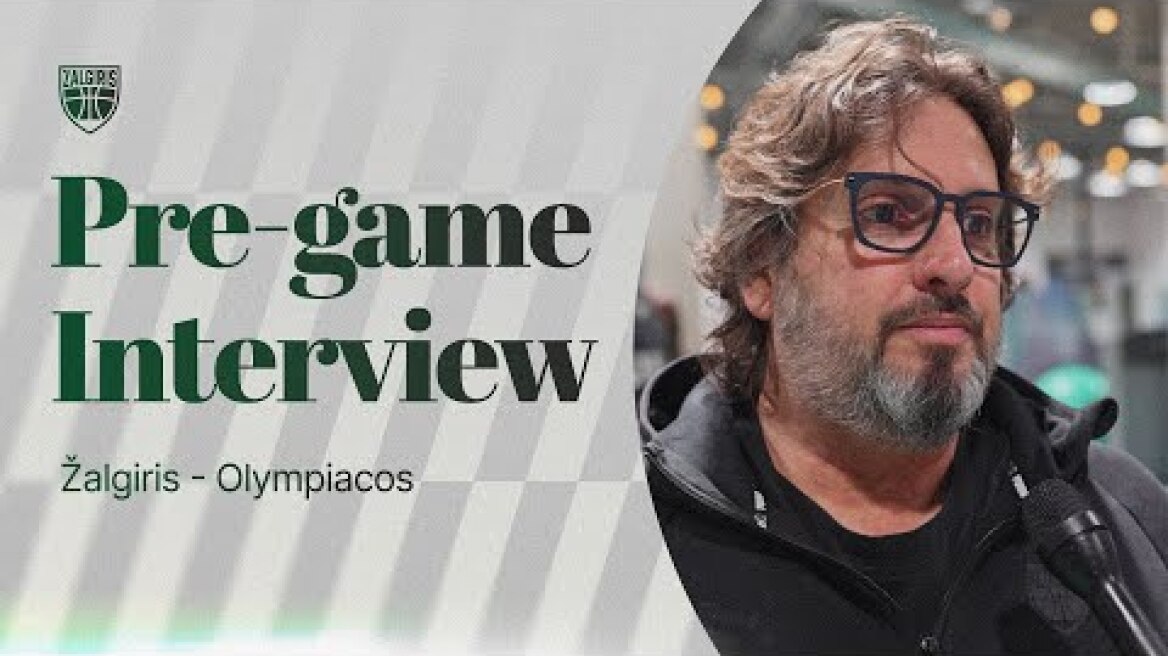Andrea Trinchieri on Olympiacos: “It’s a game where we have to guard a lot of good players”