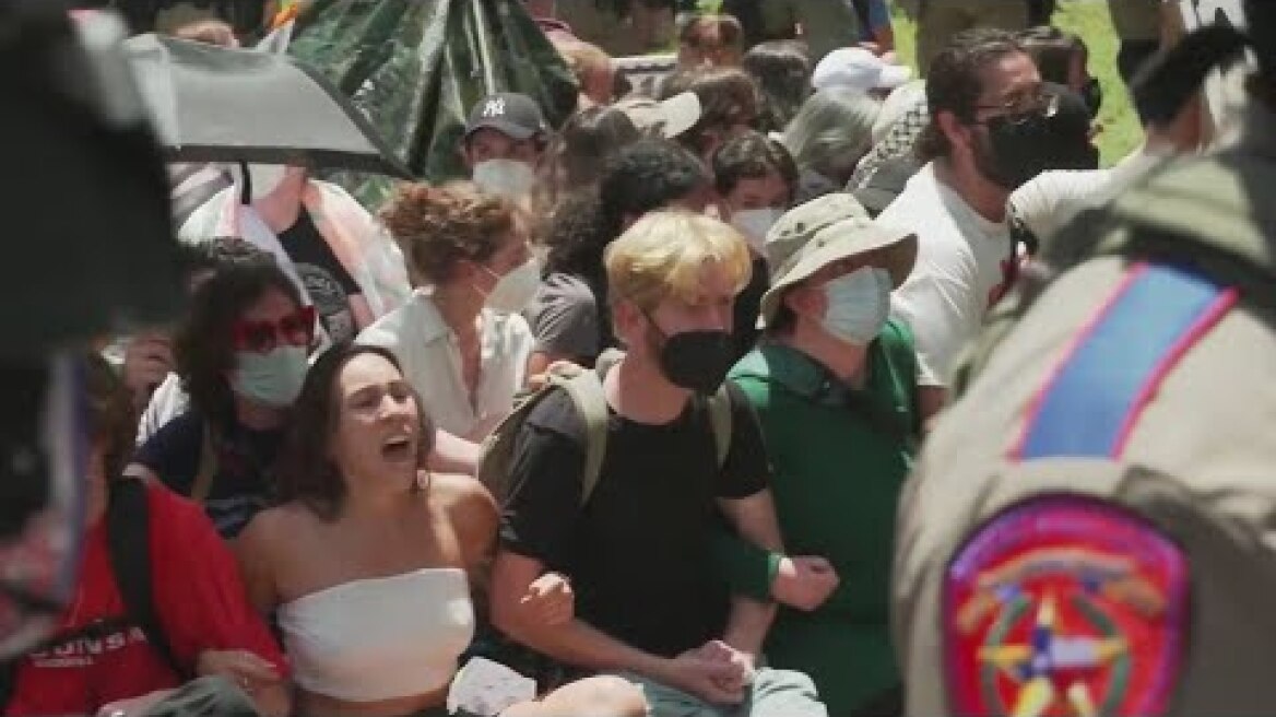 Protest encampment forcibly dismantled, arrests made at UT Austin