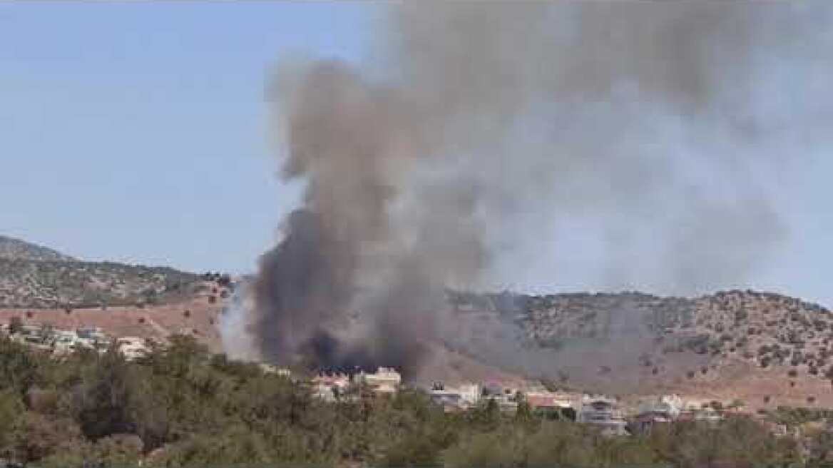 Πυρκαγιά στο Πανόραμα της Βούλας