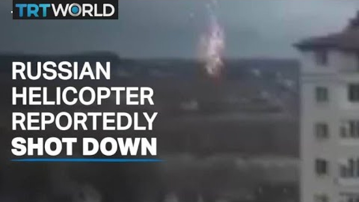Russian helicopter reportedly shot down near Kiev, Ukraine