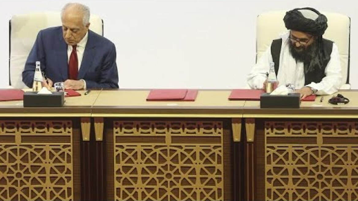 Υπεγράφη η ειρηνευτική συμφωνία ΗΠΑ και Ταλιμπάν