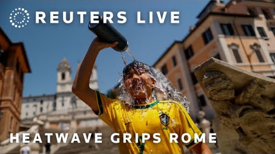 LIVE: Heatwave grips Rome