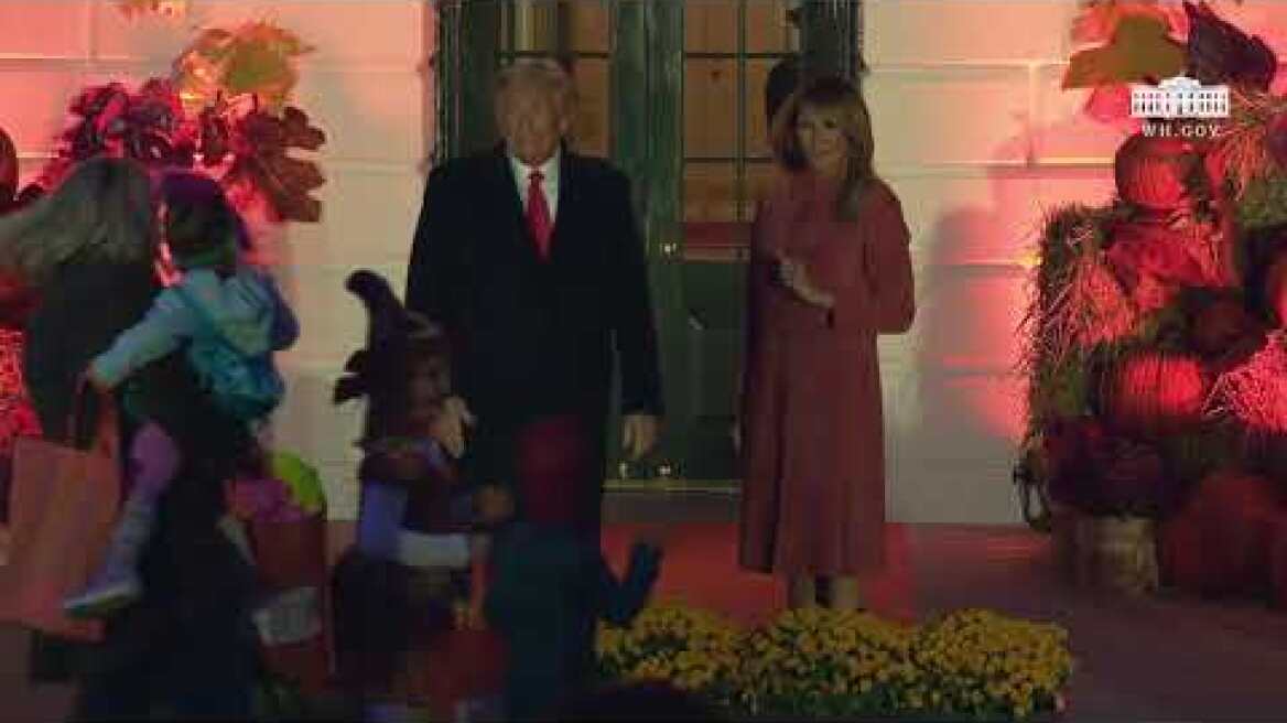 President Trump and The First Lady Host Halloween at the White House