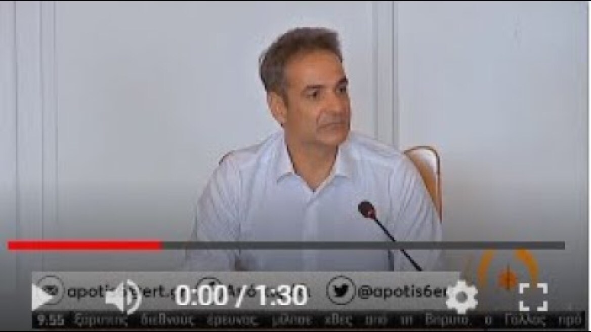 Κ.Μητσοτάκης | Δήλωση για τη συμφωνία Ελλάδας - Αιγύπτου | 07/08/2020 | ΕΡΤ