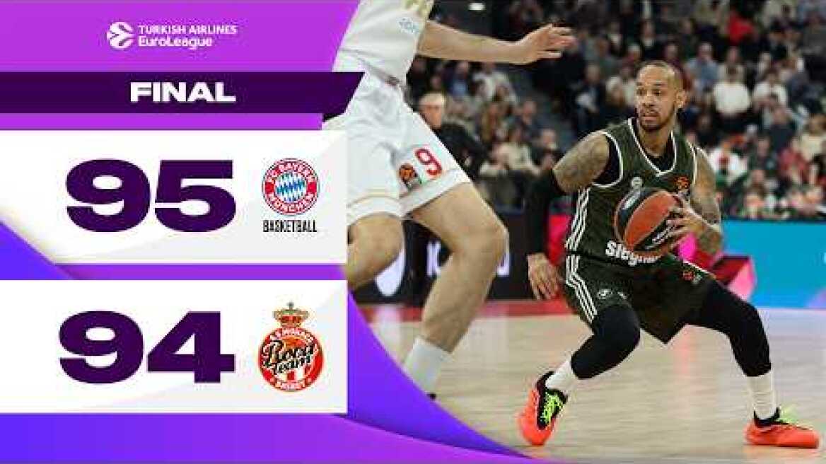 FC Bayern Munich-AS Monaco | RS Round 21 Highlights | 2024-25 Turkish Airlines EuroLeague