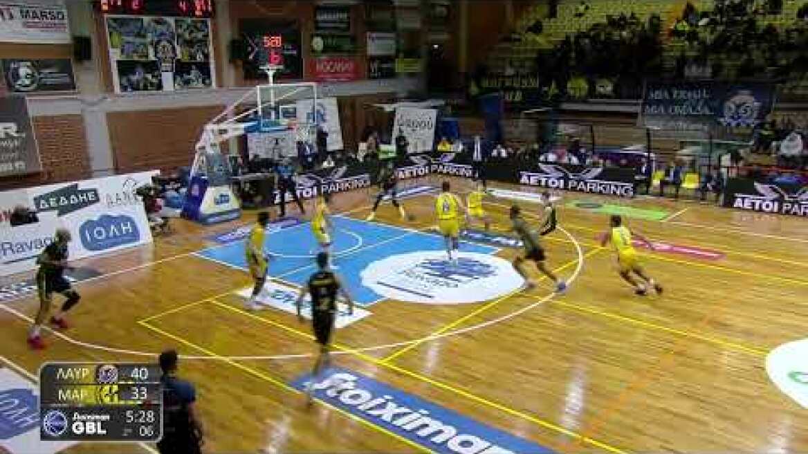 Λαύριο - Μαρούσι | Όμορφη ασίστ του Φρίντρικσον για το κάρφωμα του Χάρελ