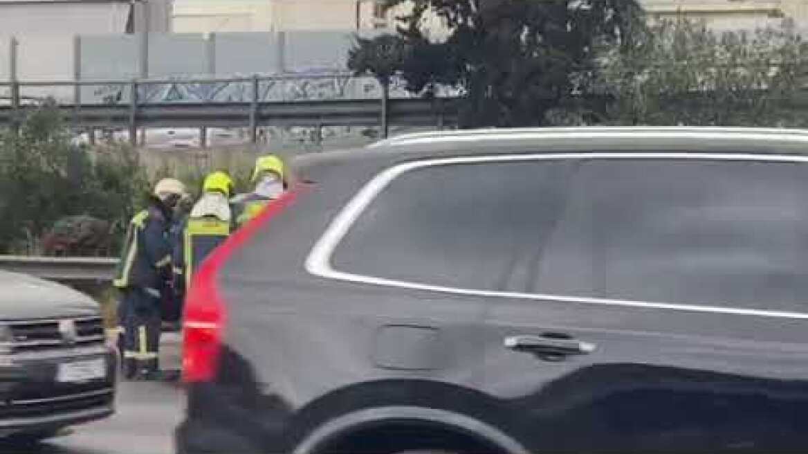 Τροχαίο στην Αθηνών - Λαμίας (27-03-25)