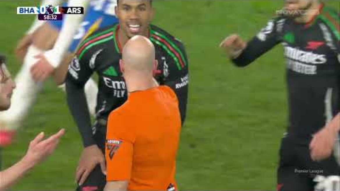 Μπράιτον - Άρσεναλ: 1-1 (MD20, 04/01/2025)