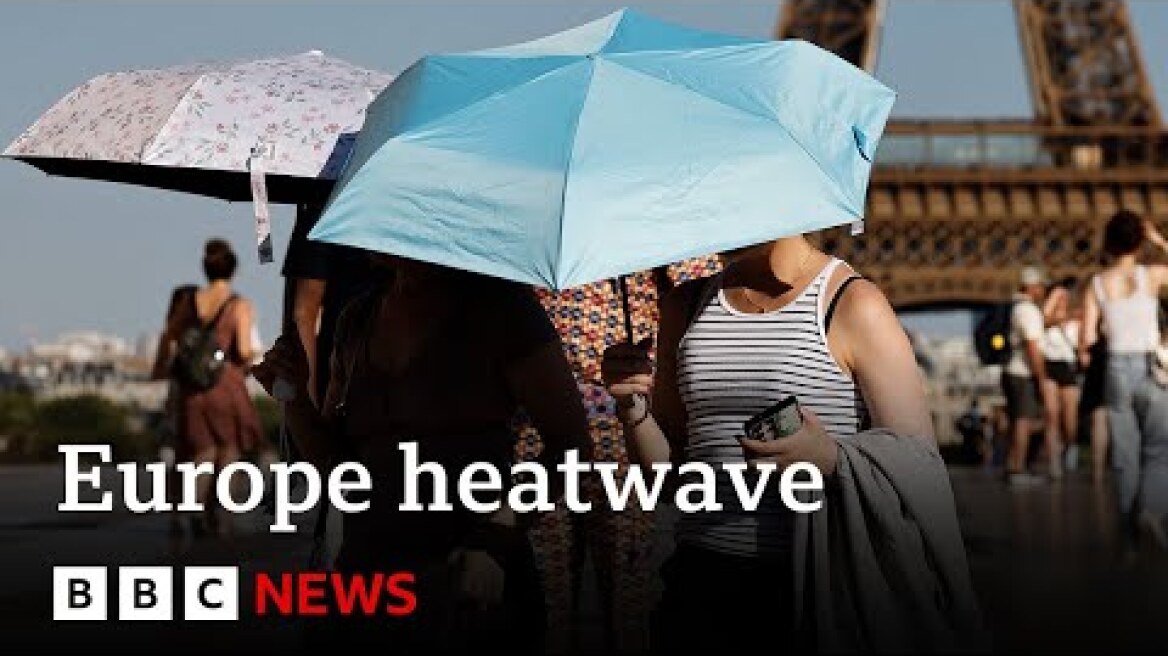 Spain records hottest June ever as heatwave grips Europe | BBC News