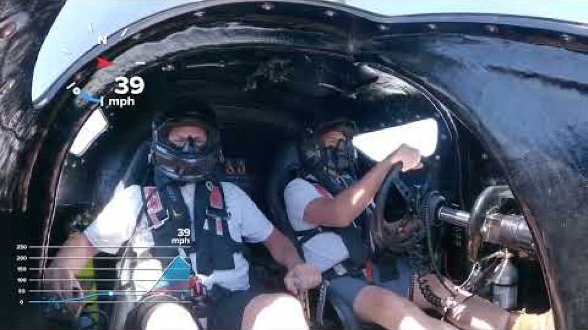 Onboard footage of the blow over incident involving Freedom One Racing - 2025 Desert Storm event