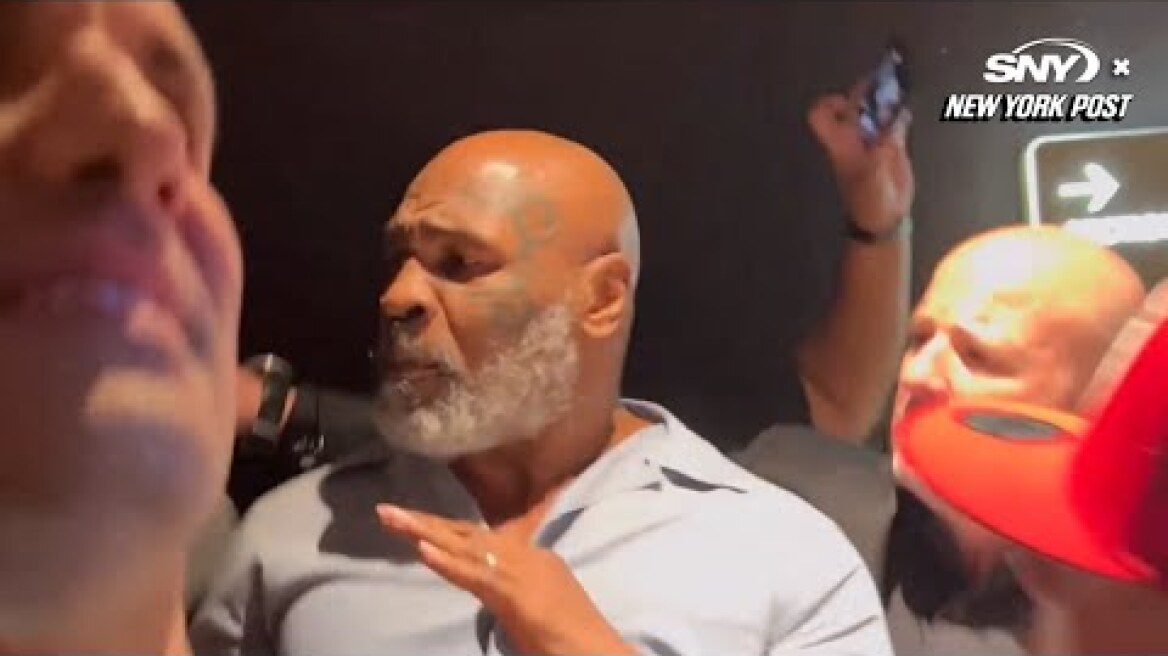 Mike Tyson has another close encounter with a fan | New York Post Sports