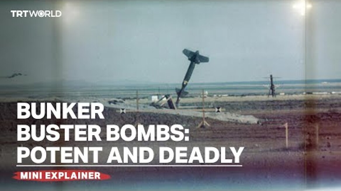 What are bunker buster bombs?