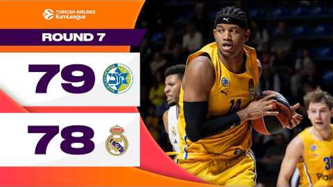 Last Second Game Winner Stuns Champion | Maccabi - Real Madrid | BASKETBALL HIGHLIGHTS R7 2024-25