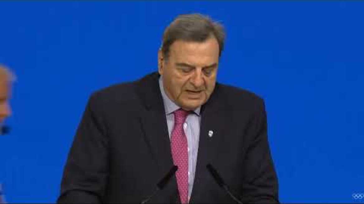 To «ευχαριστώ» του Προέδρου Τόμας Μπαχ στην EOE και τον Πρόεδρο Ισίδωρο Κούβελο