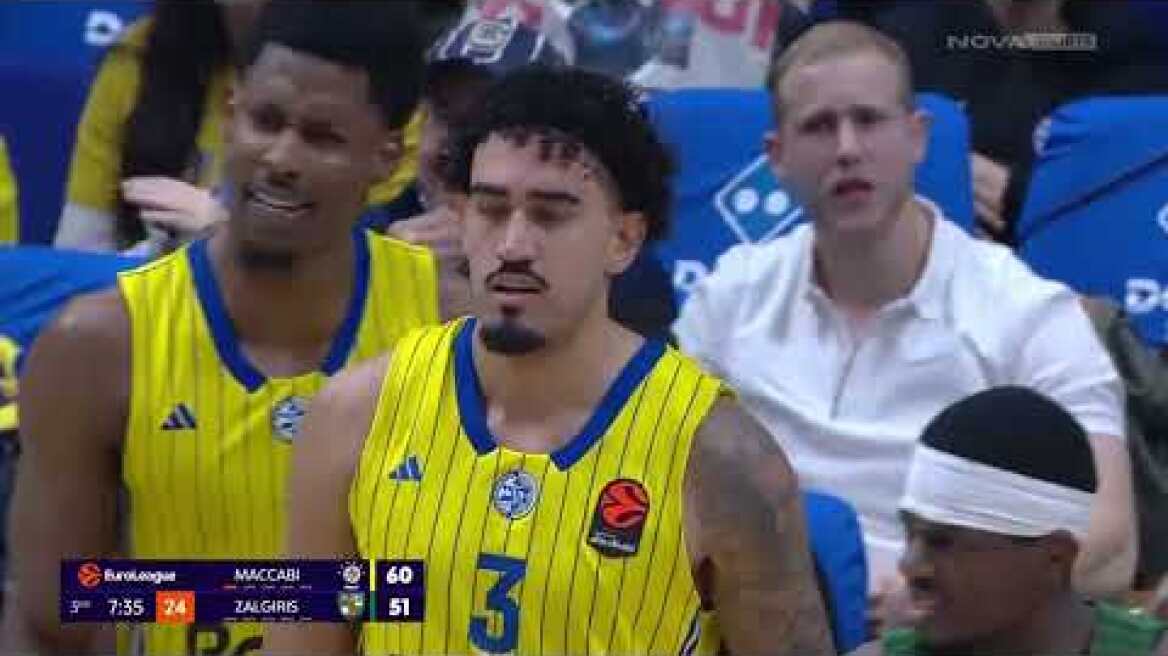 Euroleague: Νέα ήττα για τον Παναθηναϊκό που έπεσε στο 13-9, ανέβηκε στην κορυφή η Μονακό Μακάμπι Τελ Αβίβ – Ζάλγκιρις Κάουνας: 100-97 (MD 22, 15/1/26)