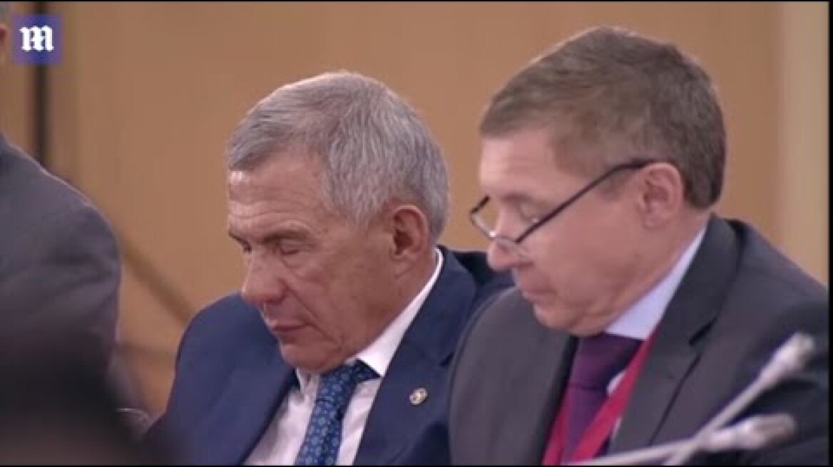 Putin seen falling asleep along with his officials during meeting|Putin| asleep|Today Viral News