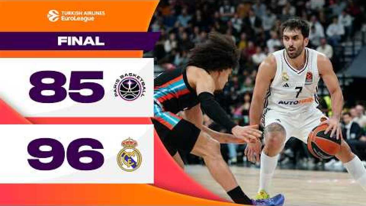 WANTED: One SHORTS Urgently | Paris Basketball - Real Madrid | BASKETBALL HIGHLIGHTS R16 2024-25