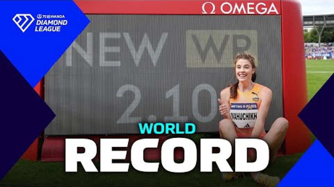 Yaroslava Mahuchikh breaks high jump world record in Paris - Wanda Diamond League 2024