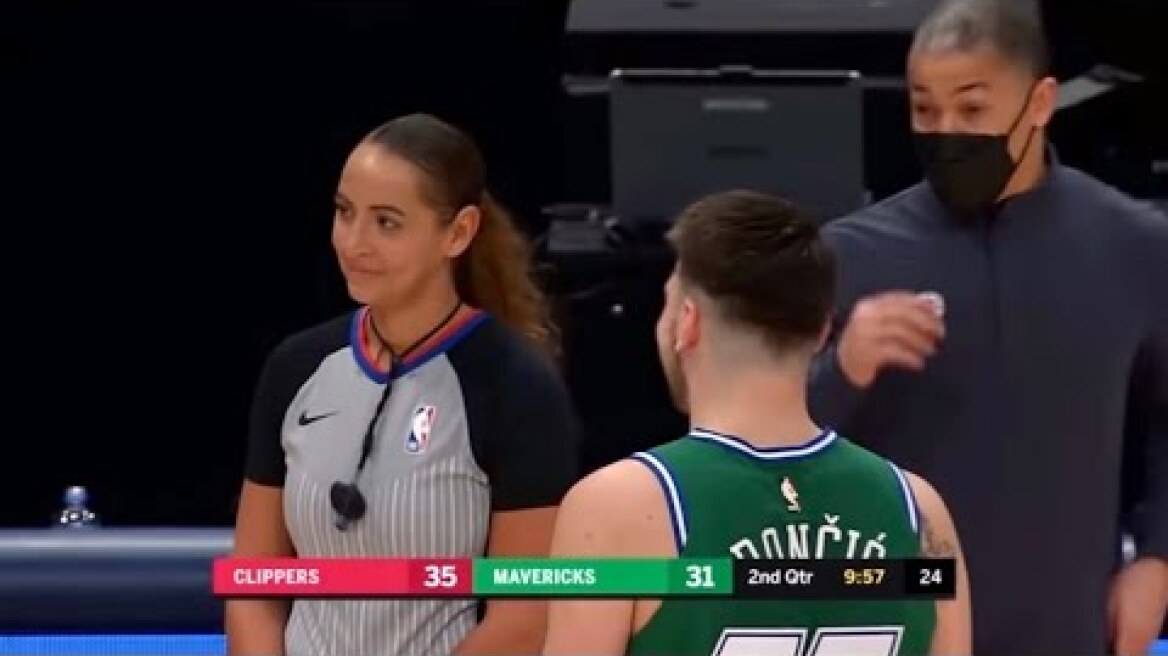 Ref: “What Foul?” - Luka Doncic: “Fouling In Love With You”😂