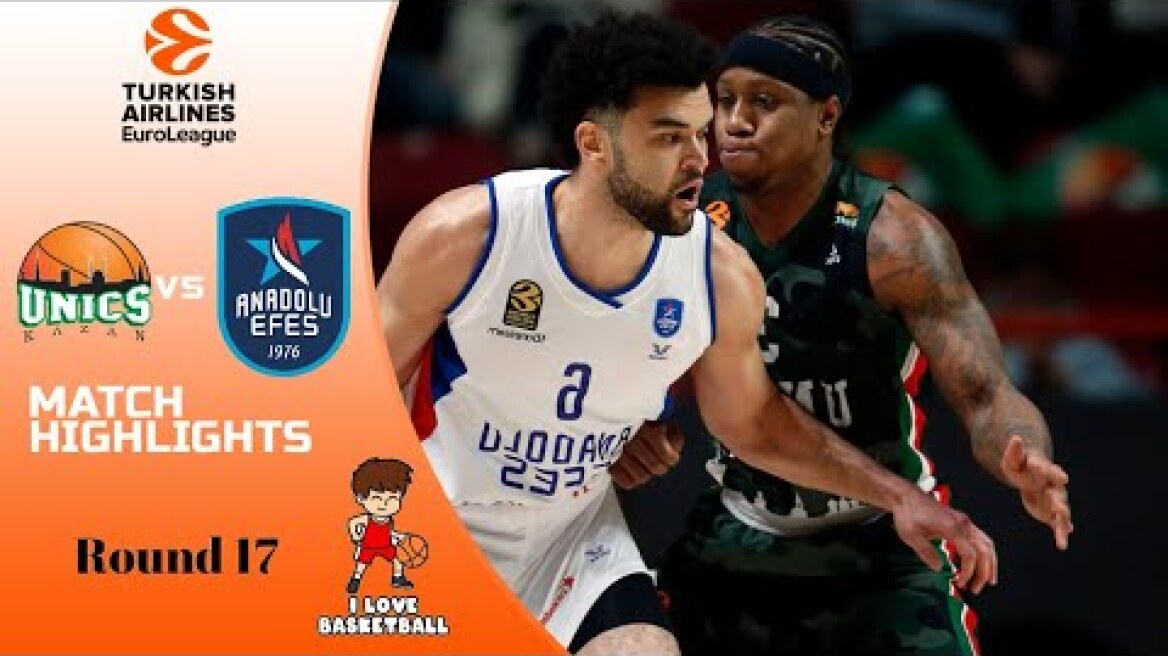 UNICS Kazan vs Anadolu Efes Istanbul | Full Match Highlights| EuroLeague Season 2021/22