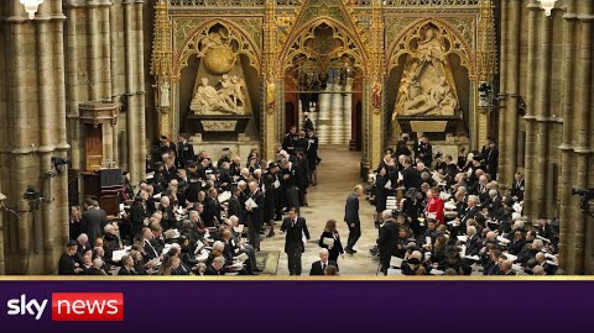 Watch live: Queen's coffin makes way to resting place in Windsor