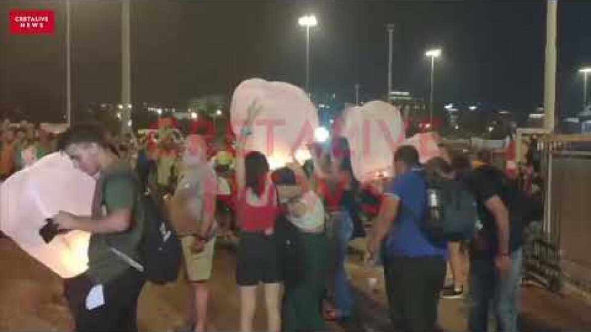 Φαναράκια στον ουρανό για τον Αντώνη που χάθηκε στη θάλασσα