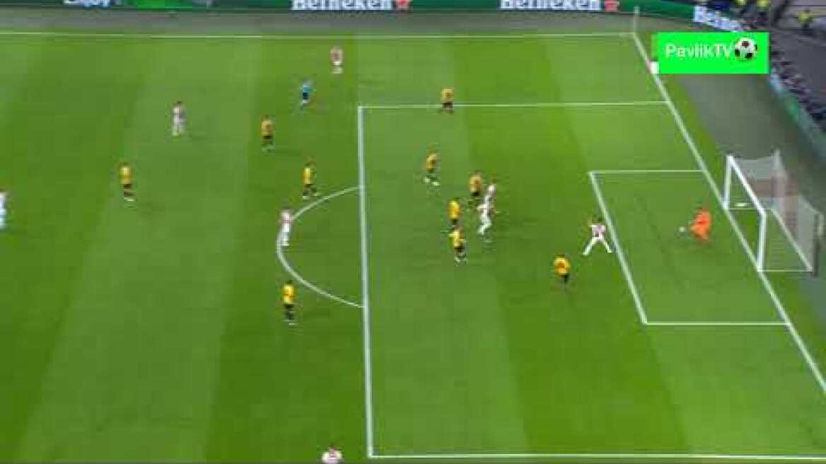 AJAX vs AEK Athens 1-0 Nicolás Tagliafico GOAL