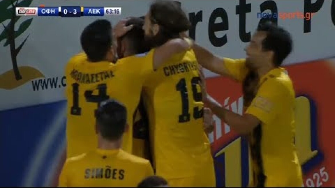 ΟΦΗ - ΑΕΚ 0-3 | ΟΛΑ ΤΑ ΣΤΙΓΜΙΟΤΥΠΑ ΤΟΥ ΑΓΩΝΑ