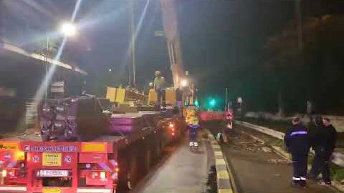 Ολοκληρώθηκε η επιχείρηση επανατοποθέτησης των βαγονιών του προαστιακού