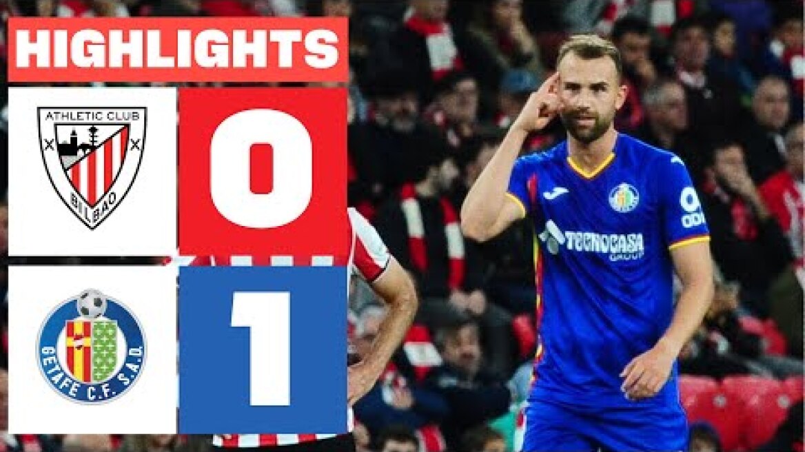 ATHLETIC CLUB 0 - 1 GETAFE CF | RESUMEN LALIGA EA SPORTS