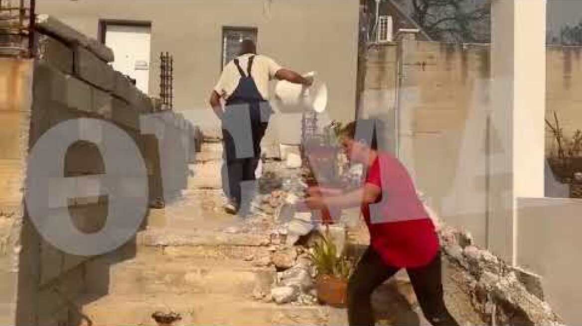 Φωτιά σε σπίτι - Ρεπορτάζ: Φρίξος Δρακοντίδης