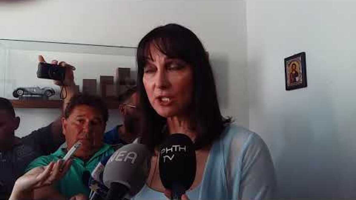 Δηλώσεις Έλενας Κουντουρά στα εγκαίνια των γραφείων των ΑΝΕΛ στα Χανιά