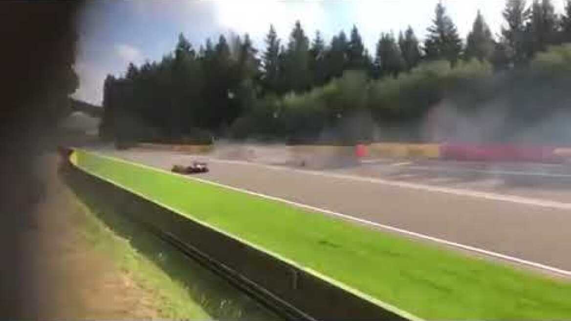 Incidente Hubert formula 2 spa (Belgio)