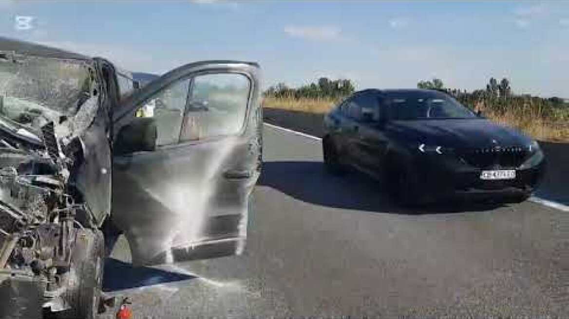 Σιδηρόκαστρο: Τροχαίο ατύχημα στην Εγνατία οδό (30/06/2025)