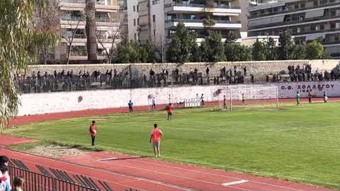 Επεισοδια Χολαργός - Ηλυσιακος