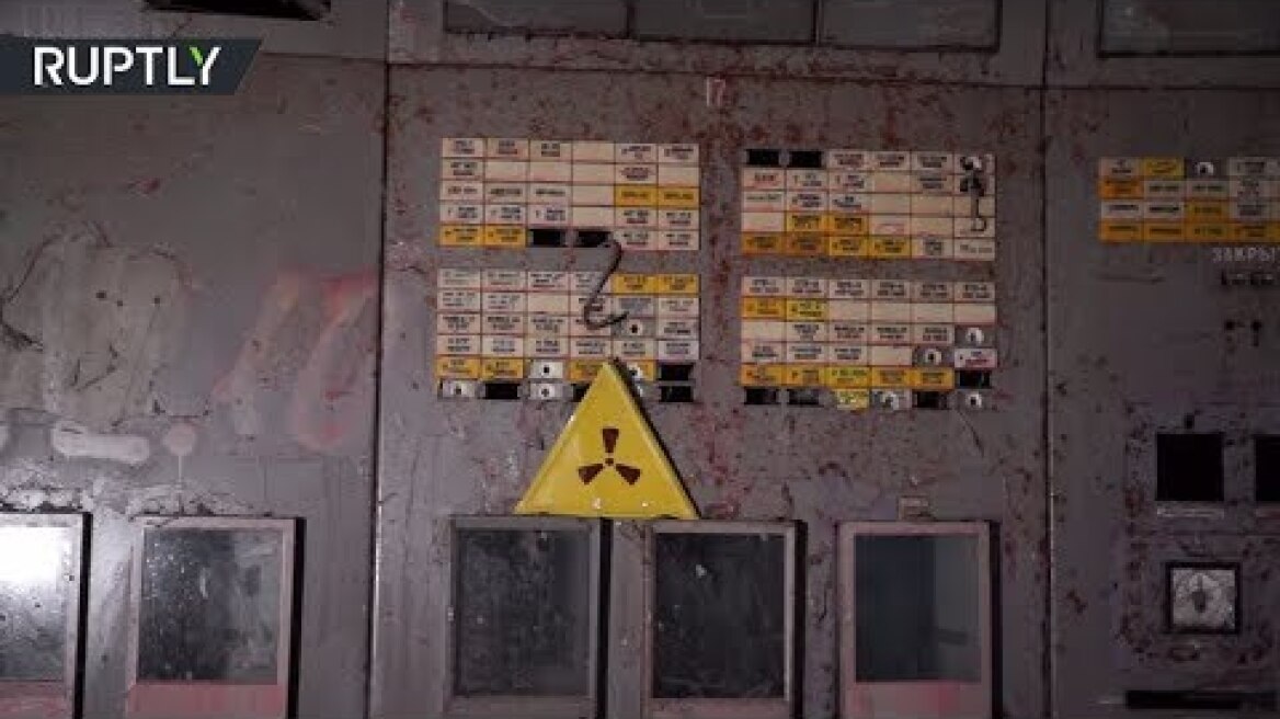 Journalists peek inside the Chernobyl's infamous reactor no. 4