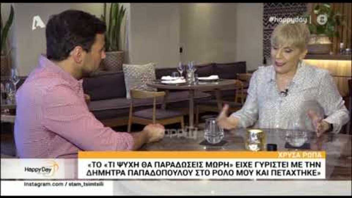 Η Χρύσα Ρώπα για Αλέξανδρο Ρήγα και "Τι ψυχή θα παραδώσεις μωρή;"