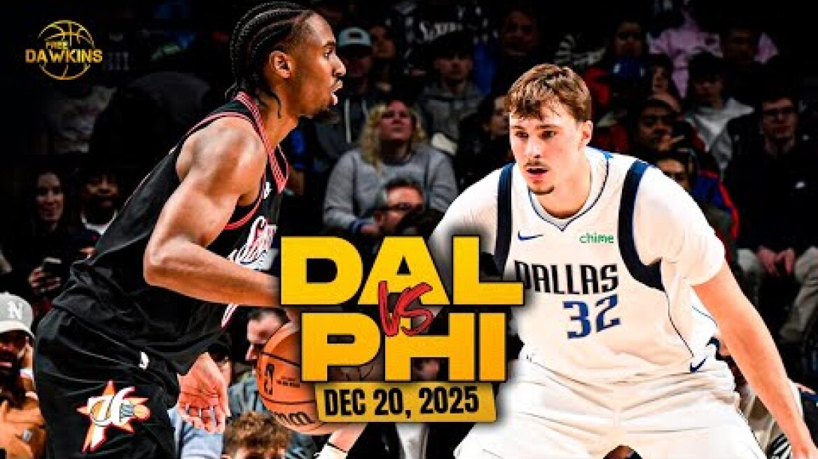 Dallas Mavericks vs Philadelphia 76ers Full Game Highlights | Dec 20, 2025 | FreeDawkins