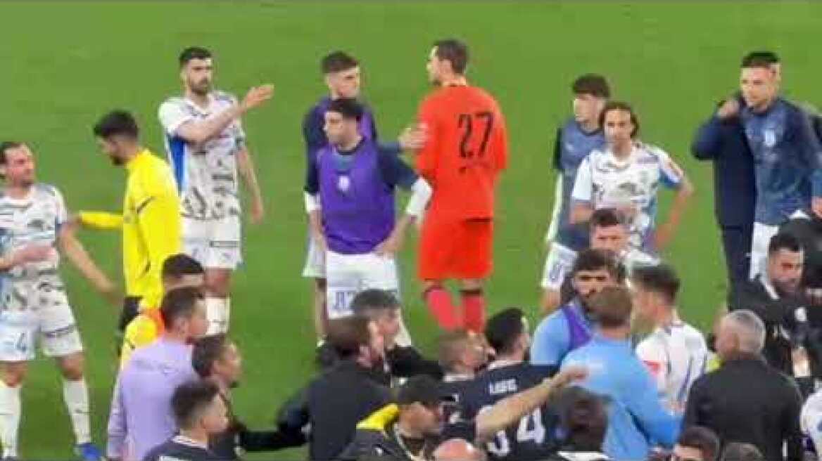 Ένταση νε το τέλος του Απόλλων - ΑΠΟΕΛ 