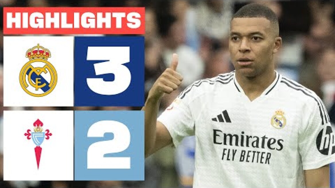 REAL MADRID 3 - 2 RC CELTA  I RESUMEN LALIGA EA SPORTS