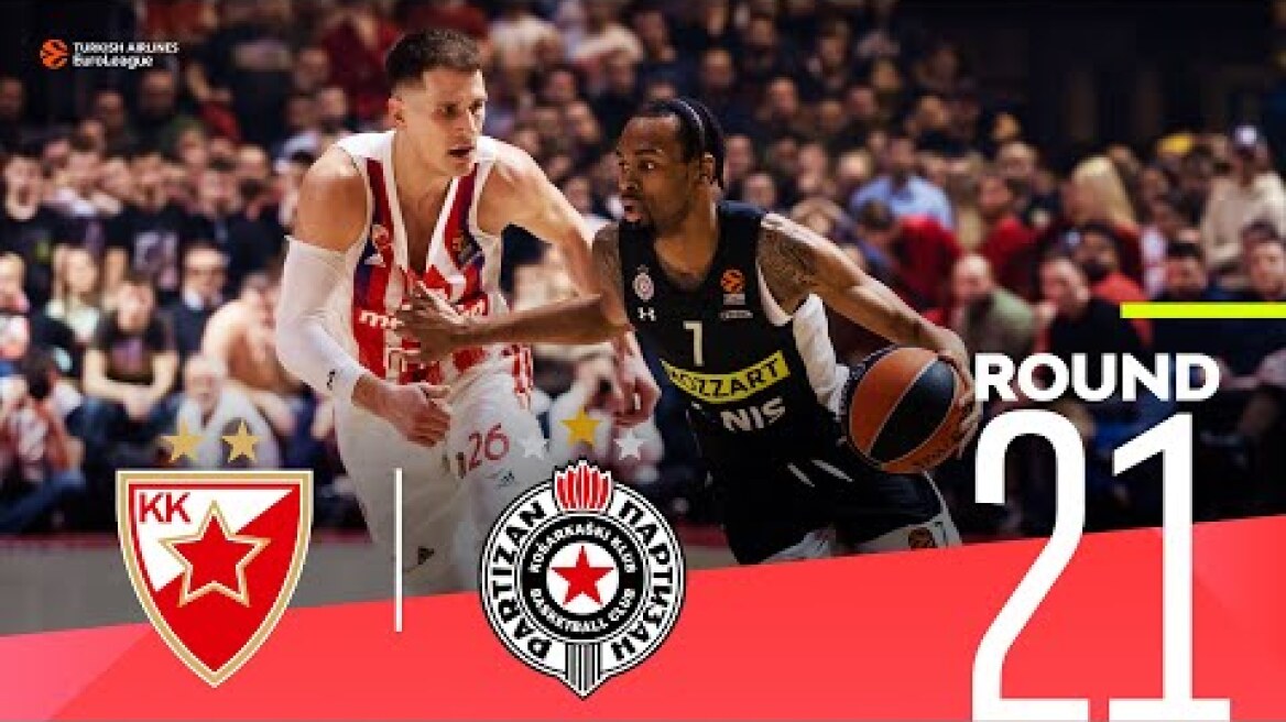 Partizan  wins a thrilling Sebian derby!  | Round 21, Highlights | Turkish Airlines EuroLeague